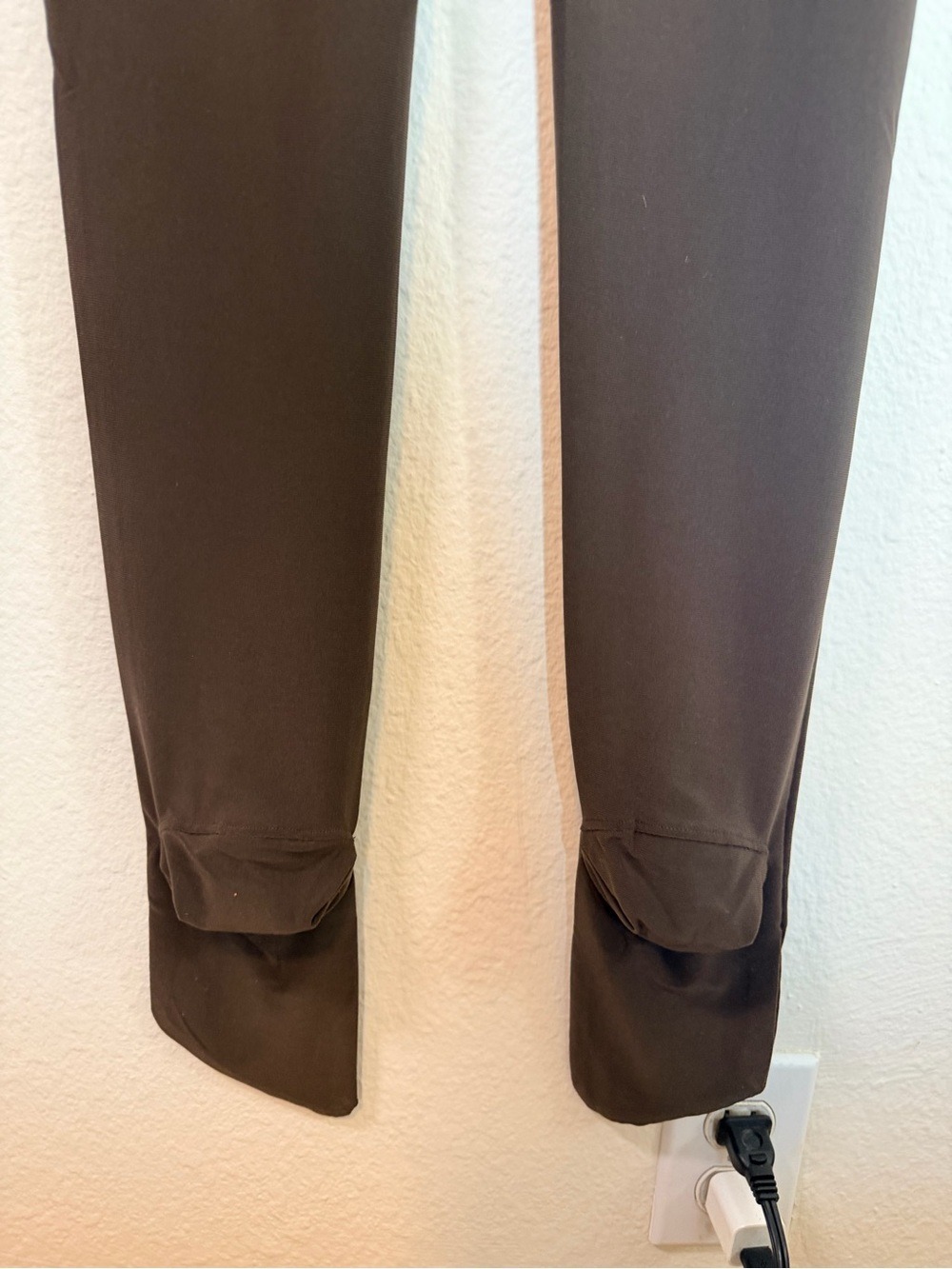 Norma Kamali Chocolate Brown Sleeveless Catsuit Footsie XS NWT - Picture 10 of 11